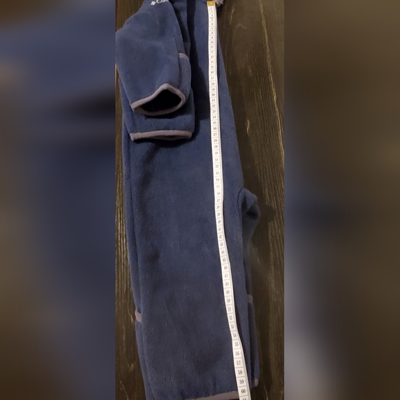 Columbia Felice Snow Suit, 6-12M, Blue with Gray Trim. - Picture 3 of 3